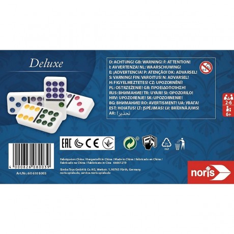 Noris Deluxe Doppel 9 Domino Делюкс двухместный 9 домино