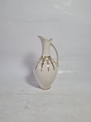 Ваза-кувшин винтажная Bavaria с золотым орнаментом, средняя, фарфор, 16.5 см, Германия, 1960-70гг.