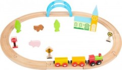 Small Foot Holzeisenbahn Stadt und Land Городская и деревенская деревянная железная дорога