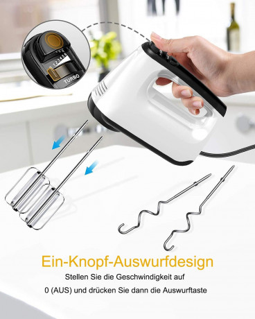 Einemgeld Einemgeld Handmixer Handmixer, Handruhrgerat mit 6 Geschwindigkeitsstufen, Handruhrer  Ручной миксер Einemgeld, ручной миксер с 6 уровнями скорости, ручной миксер