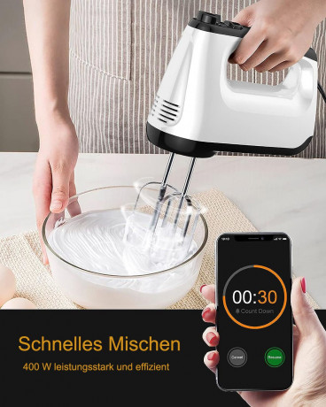 Einemgeld Einemgeld Handmixer Handmixer, Handruhrgerat mit 6 Geschwindigkeitsstufen, Handruhrer  Ручной миксер Einemgeld, ручной миксер с 6 уровнями скорости, ручной миксер