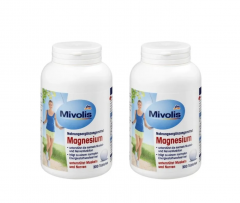 Mivolis Magnesium Tabletten 2stk Магний для поддержки мышц и нервов, Таблетки, 300 шт. x 2 упаковки