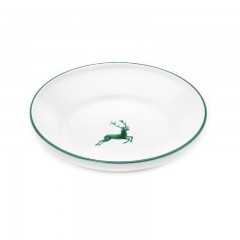 Gmundner Keramik Gmundner Keramik Gruner Hirsch Reifschussel ohne Henkel d: 32 cm / h: 7,4 cm Керамическая миска с зеленым оленем Gmundner без ручки d: 32 см / высота: 7,4 см