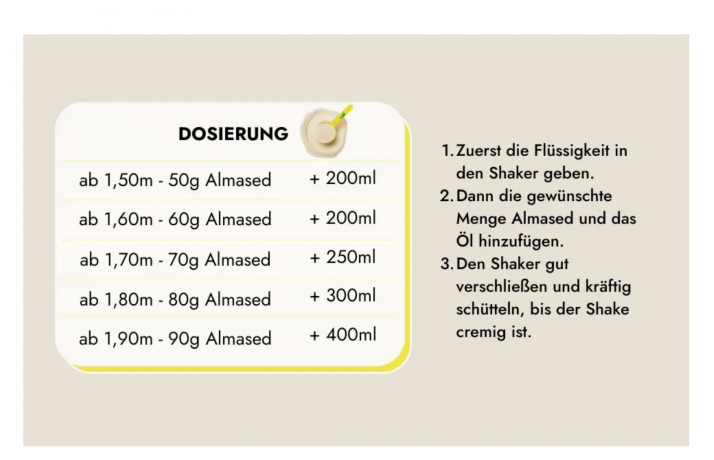 Almased Vitalkost Mandel-Vanille Pulver 500g x 3stk, Коктейль для похудения Миндаль-Ваниль, протеиновый напиток для снижения веса, заменитель питания, белковая смесь 3 шт х 500 г