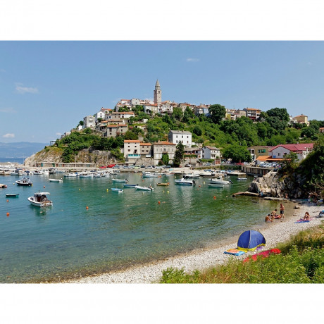 CALVENDO Puzzle CALVENDO Puzzle Hafen und Altstadt von Vrbnik Пазл CALVENDO Puzzle Порт и старый город Врбник