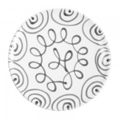 Gmundner Keramik Gmundner Keramik Graugeflammt Speiseteller Cup d: 25 cm / h: 2,8 cm Gmundner керамическая серая чашка с пламенем для обеденной тарелки d: 25 см / высота: 2,8 см