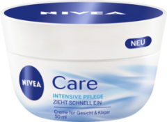 NIVEA Care Крем для лица и Для тела Интенсивный Средство для ухода, 50 мл