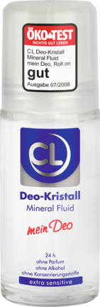 CL Дезодорант-Kristall Минеральная Fluid extra чувствительный	, 50 мл