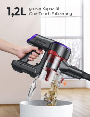 Buture Buture Akku-Hand-und Stielstaubsauger, beutellos, Staubsauger JR400 Staubsauger kabellos 33000Pa/400W, bis zu 55 MIN  Беспроводной ручной и стержневой пылесос Buture, без мешка, пылесос Бспроводной пылесос JR400 33000 Па/400 Вт, до 55 МИН