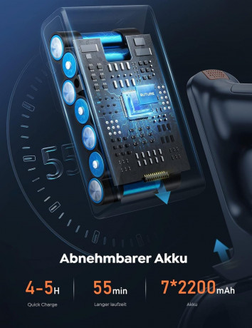 Buture Buture Akku-Hand-und Stielstaubsauger, beutellos, Staubsauger JR400 Staubsauger kabellos 33000Pa/400W, bis zu 55 MIN  Беспроводной ручной и стержневой пылесос Buture, без мешка, пылесос Бспроводной пылесос JR400 33000 Па/400 Вт, до 55 МИН