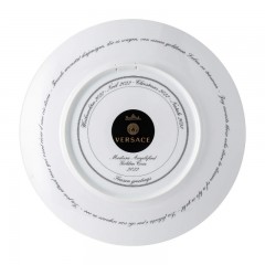 Rosenthal meets Versace Rosenthal Versace Medusa Amplified - Golden Coin Weihnachtsteller 2022 - 33 cm Rosenthal Versace Medusa Amplified - Рождественская тарелка с золотой монетой 2022 - 33 см