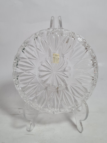 Набор тарелок винтажных VMC Reims, заводская упаковка, стекло, 3 шт., 14,5 см, Франция, 1960-70гг.