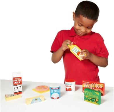 Melissa Doug Lebensmittel aus Holz fur den Kuhlschrank Еда из дерева для холодильника