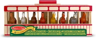Melissa  Doug Turnierpferdestall aus Holz Деревянные турнирные конюшни