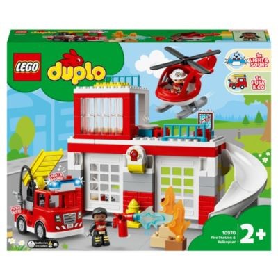 LEGO 2er Set: 10968 Arztbesuch + 10970 Feuerwehrwache mit Hubschrauber Набор из 2 предметов: 10968 Визит врача + 10970 Пожарная часть с вертолетом