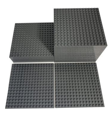 LEGO LEGO 16x16 Bauplatten dunkelgraue Platten - Beidseitig bebaubar - 91405 Menge 12x Строительные пластины LEGO 16x16 темно-серые пластины - можно собирать с обеих сторон - 91405 количество 12x