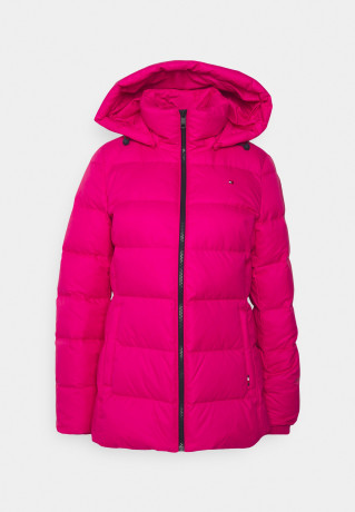 Tommy Hilfiger BAFFLE Down coat eccentric magenta BAFFLE Пуховик эксцентричный пурпурный