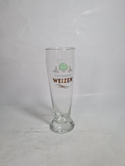 Немецкий бокал винтажный Eichbaum Ureich Pils. с зеленым логотипом, стекло, 0.3 л, 20.5 см, Германия, 1970-80гг.