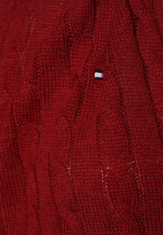 Tommy Hilfiger CABLE Jumper rouge КАБЕЛЬ перемычки румяна