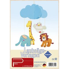 Pebaro Laubsagevorlage Kleine Tiere Шаблон листвы Маленькие животные