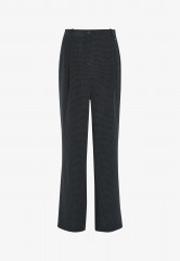Tommy Hilfiger POLKA DOT WIDE LEG Trousers polka dot border sml  desert sky ШИРОКИЕ НОГИ В ГОРОШКЕ Брюки горошек границы sml пустыня небо