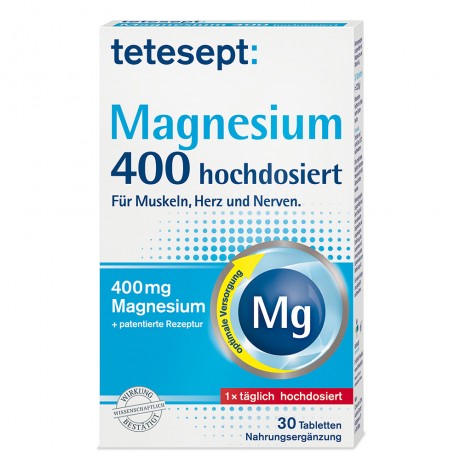 tetesept (тетесепт) Magnesium 400 hochdosiert 30 шт