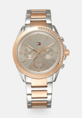 Tommy Hilfiger KENNEDY Chronograph watch silver-coloured/rose gold-coloured KENNEDY Часы с хронографом серебристый/розовое золото