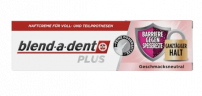 blend-a-dent Haftcreme Plus Barriere gegen Speisereste geschmacksneutral, 40 g, Крем-клей для фиксации зубных протезов Plus Барьер против остатков пищи, без вкусовых добавок, 40 г