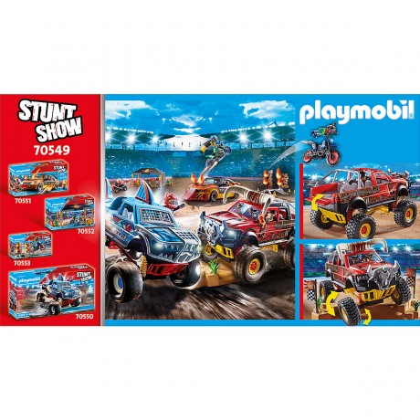 PLAYMOBIL PLAYMOBIL 70549 Stuntshow Monster Truck Horned PLAYMOBIL 70549 Stunt Show Monster Truck Horned