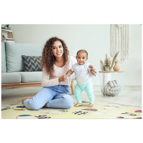 mamabrum Doppelseitige Schaummatte 180 x 150 x 2 cm Rutschfest Двухсторонний поролоновый коврик 180 x 150 x 2 см Нескользящий