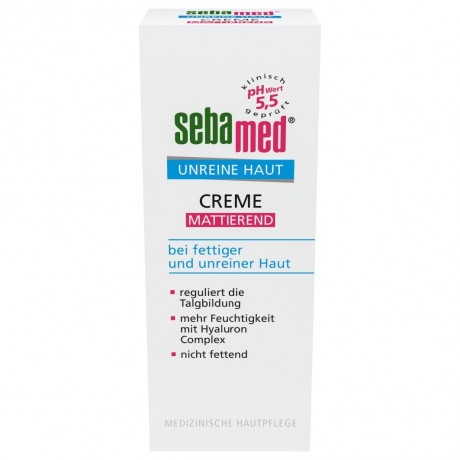 sebamed Unreine Haut Mattierende Creme  Матирующий крем для нечистой кожи