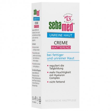 sebamed Unreine Haut Mattierende Creme  Матирующий крем для нечистой кожи