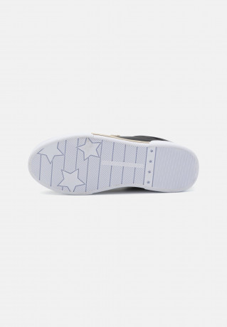 Tommy Hilfiger PREP COURT  Trainers black/gold ПОДГОТОВИТЕЛЬНАЯ СУДА Тренеры черное золото