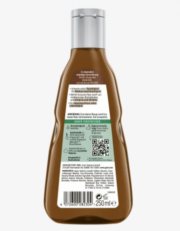 GUHL  Shampoo Farbglanz Braun Faszination Оттеночный Шампунь для придания Темного насыщенного Оттенка, c маслом грецкого ореха и протеинами, 250 мл