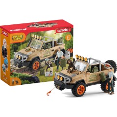 Schleich Schleich Wild Life 42410 Gelandewagen mit Seilwinde Внедорожник Schleich Wild Life 42410 с лебедкой