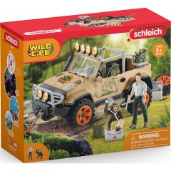 Schleich Schleich Wild Life 42410 Gelandewagen mit Seilwinde Внедорожник Schleich Wild Life 42410 с лебедкой