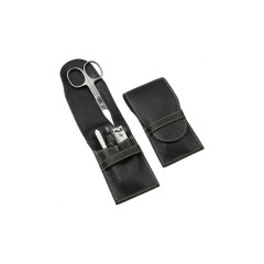 Hans Kniebes Taschenmanicure, Rindleder, rostfrei  Карманный маникюр, воловья кожа, нержавеющая сталь