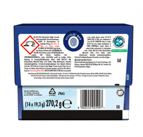 Lenor Vollwaschmittel Pods Aprilfrisch, 3 х 14 Wl, Капсулы для стирки Ленор 3 в 1 Апрельская свежесть, 3 упаковки х 14 шт (42 штуки)