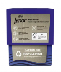 Lenor Vollwaschmittel Pods Aprilfrisch, 3 х 14 Wl, Капсулы для стирки Ленор 3 в 1 Апрельская свежесть, 3 упаковки х 14 шт (42 штуки)