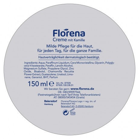 Florena Creme Kamille  Крем ромашка