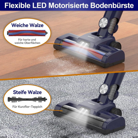 TASVAC TASVAC Akku-Stielstaubsauger TASVAC, 250,00 W, Akku Staubsauger, 25KPa, 55 Minuten, Akku-Hand-und Stielstaubsauger  Беспроводной стержневой пылесос TASVAC TASVAC, 250,00 Вт, беспроводной пылесос, 25 кПа, 55 минут, беспроводной ручной и стержневой п