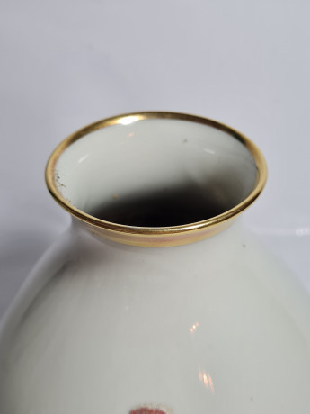 Ваза винтажная Royal KM Bavaria, ручная работа, фарфор, 15 x 11 см, Германия, 1960-70гг.