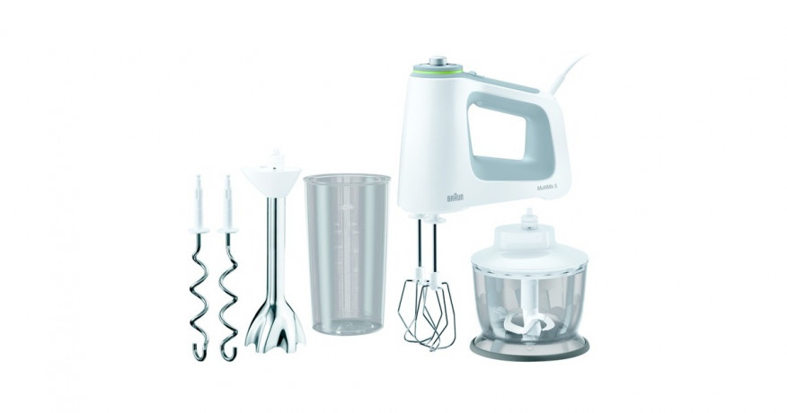 Braun Braun MultiMix 5 HM 5137, Handmixer weiss/grau weiss/grau Braun MultiMix 5 HM 5137, ручной миксер белый/серый