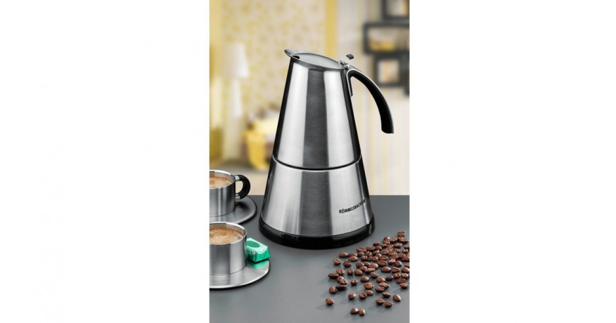 Rommelsbacher Rommelsbacher EKO 366/E Elpresso deLuxe, Espressomaschine edelstahl edelstahl Rommelsbacher EKO 366/E Elpresso deLuxe, эспрессо-машина из нержавеющей стали