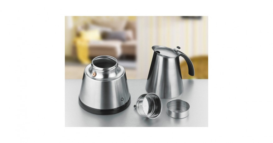 Rommelsbacher Rommelsbacher EKO 366/E Elpresso deLuxe, Espressomaschine edelstahl edelstahl Rommelsbacher EKO 366/E Elpresso deLuxe, эспрессо-машина из нержавеющей стали