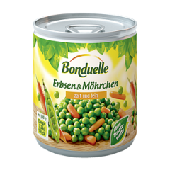 Bonduelle Зелёный Горошек с Морковью, fein 130г