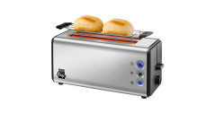 Unold Unold Toaster OnyxDuplex silber/schwarz, 1.400 Watt, fur 4 Scheiben Toast  silber/schwarz Тостер Unold OnyxDuplex серебристый/черный, 1400 Вт, на 4 ломтика тостов