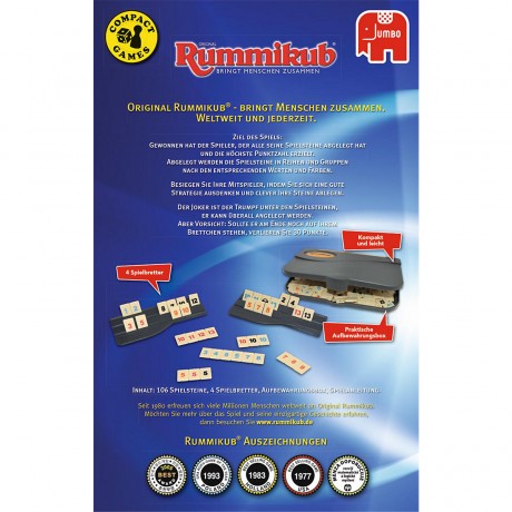 Jumbo Travel Rummikub Путешествие Руммикуб