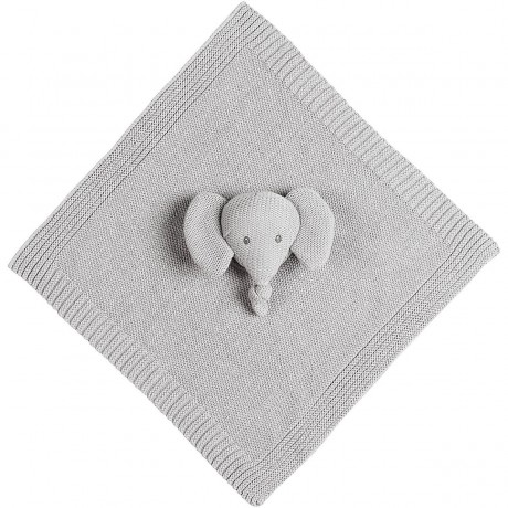 Nattou Strick-Schnuffeltuch Elefant Вяжем одеяло слон