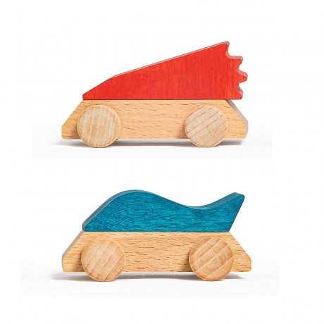 Montessori® Pack Supercars: Feuer  Wasser Пак суперкаров: огненная вода